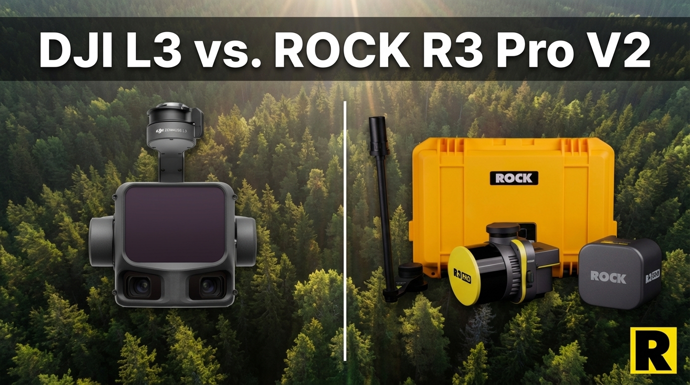 DJI L3 vs. ROCK R3 Pro V2: Different Tools for Different Businesses