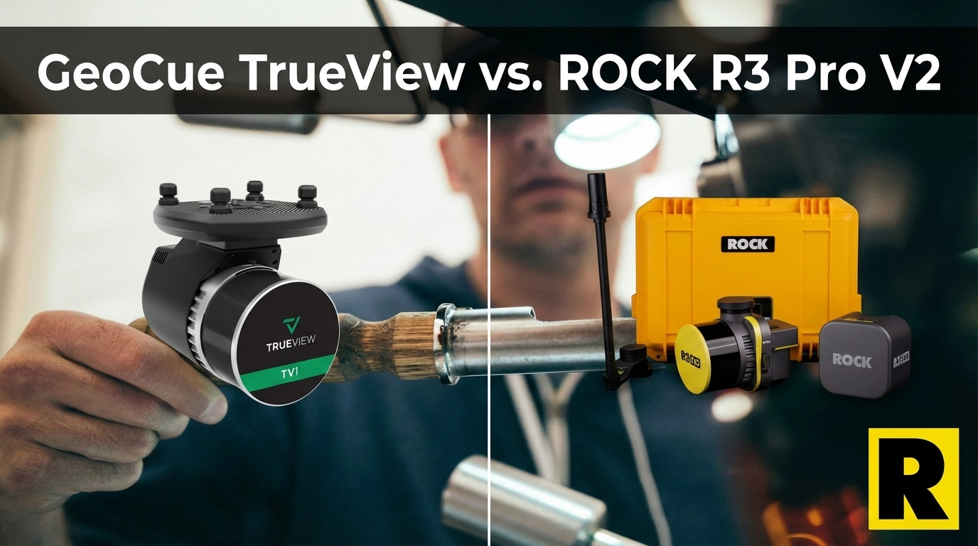 GeoCue TrueView vs. ROCK R3 Pro V2: Same Sensor, Different Ecosystem