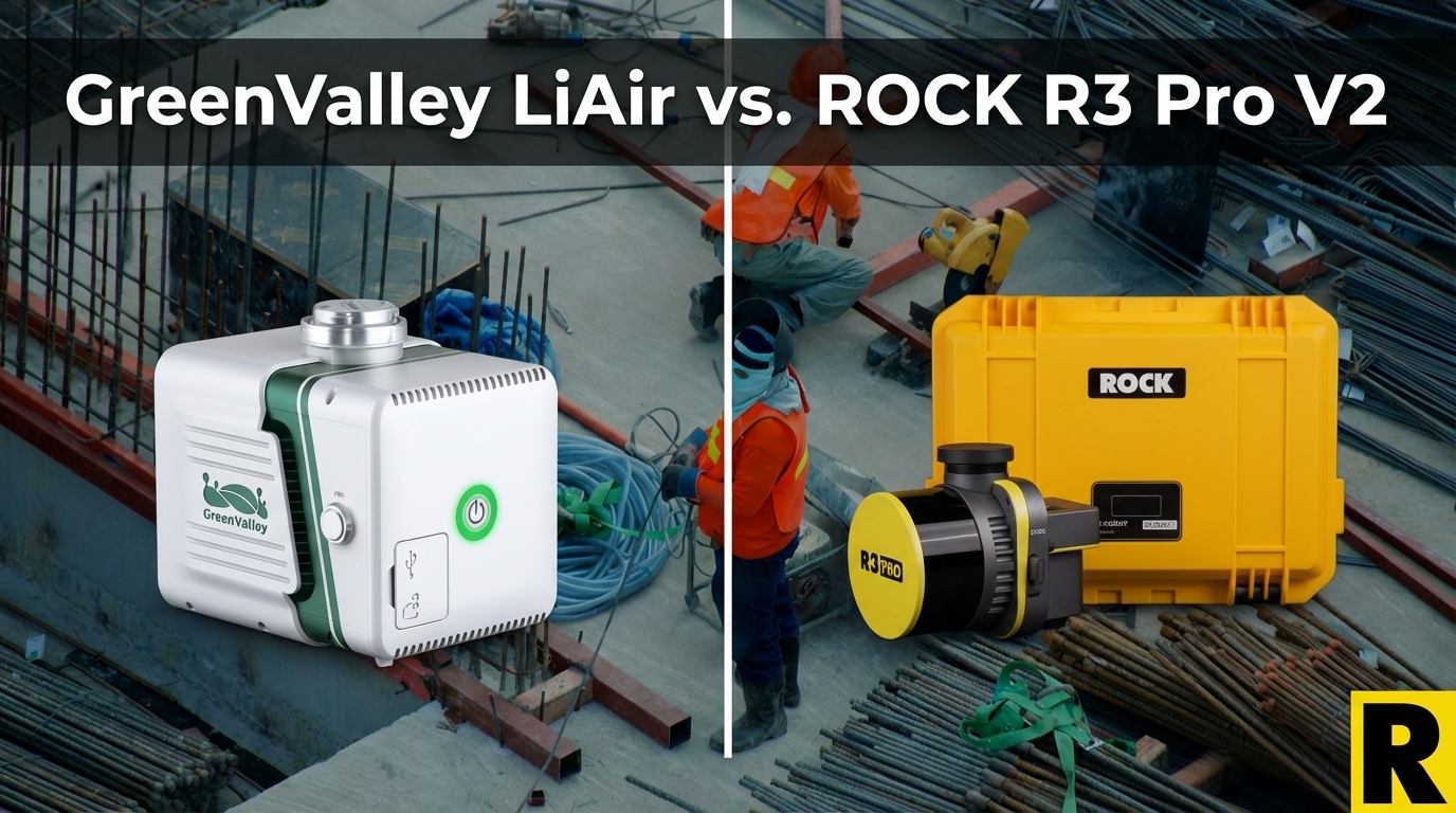 GreenValley LiAir X3C-H vs. ROCK R3 Pro V2: The Specs Match — The Ecosystem Doesn't