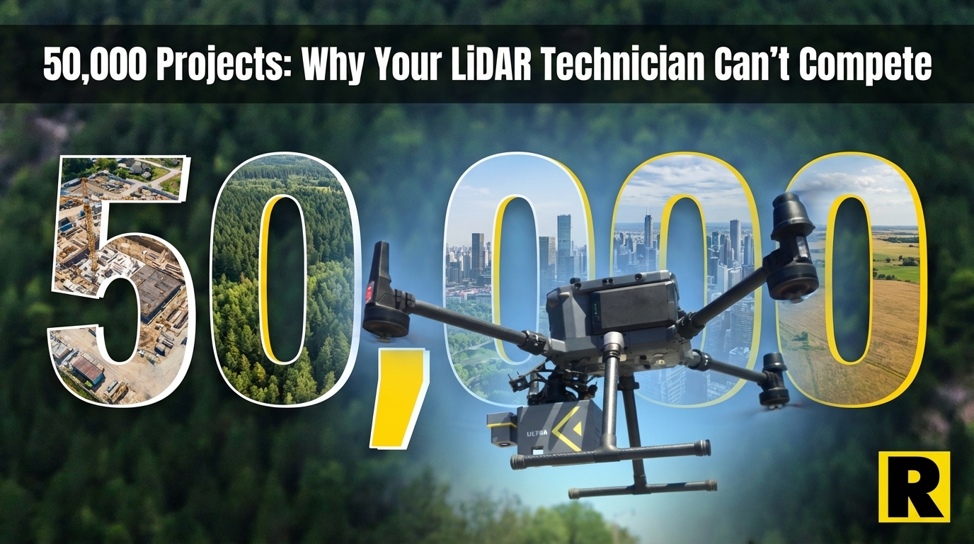 50,000 Projects: Why Your LiDAR Technician Can't Match What ROCK Pro Services Knows