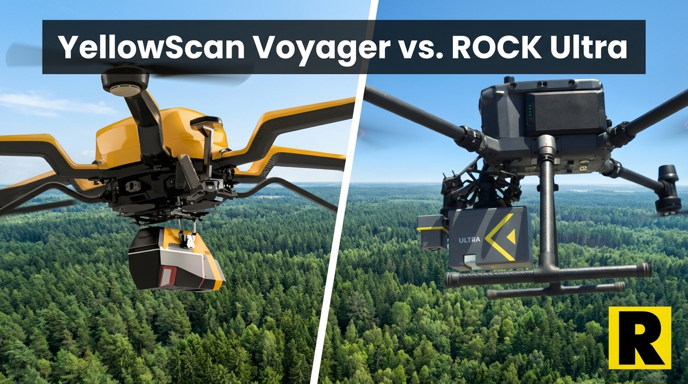 YellowScan Voyager vs. ROCK Ultra: When Raw Specs Meet Real-World Workflow